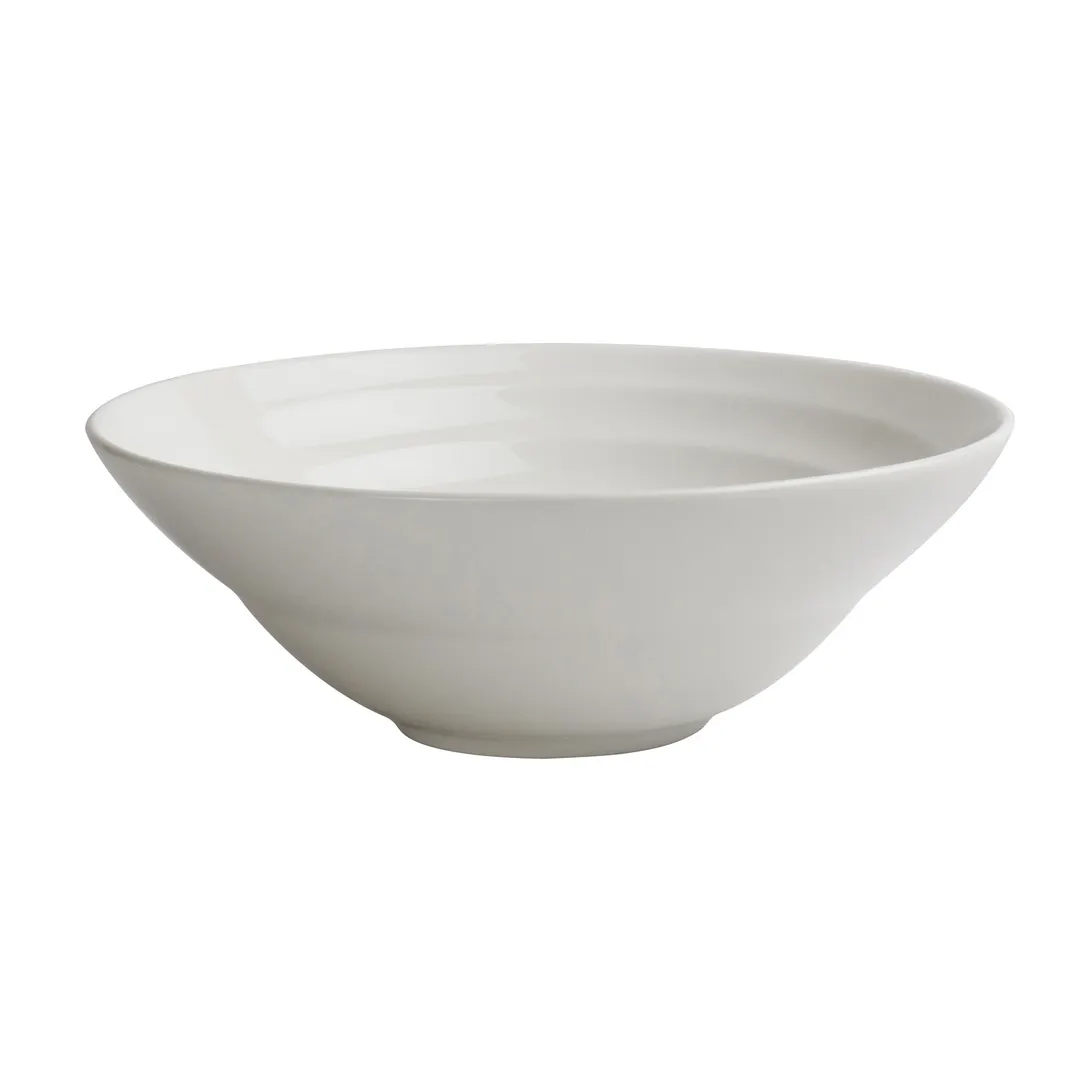 Steelite 41145ST1222 Round 8" Bone China Bowl, 1.0 Qt (32 Oz) Tyfoon Porcelain, General - 1 Dozen