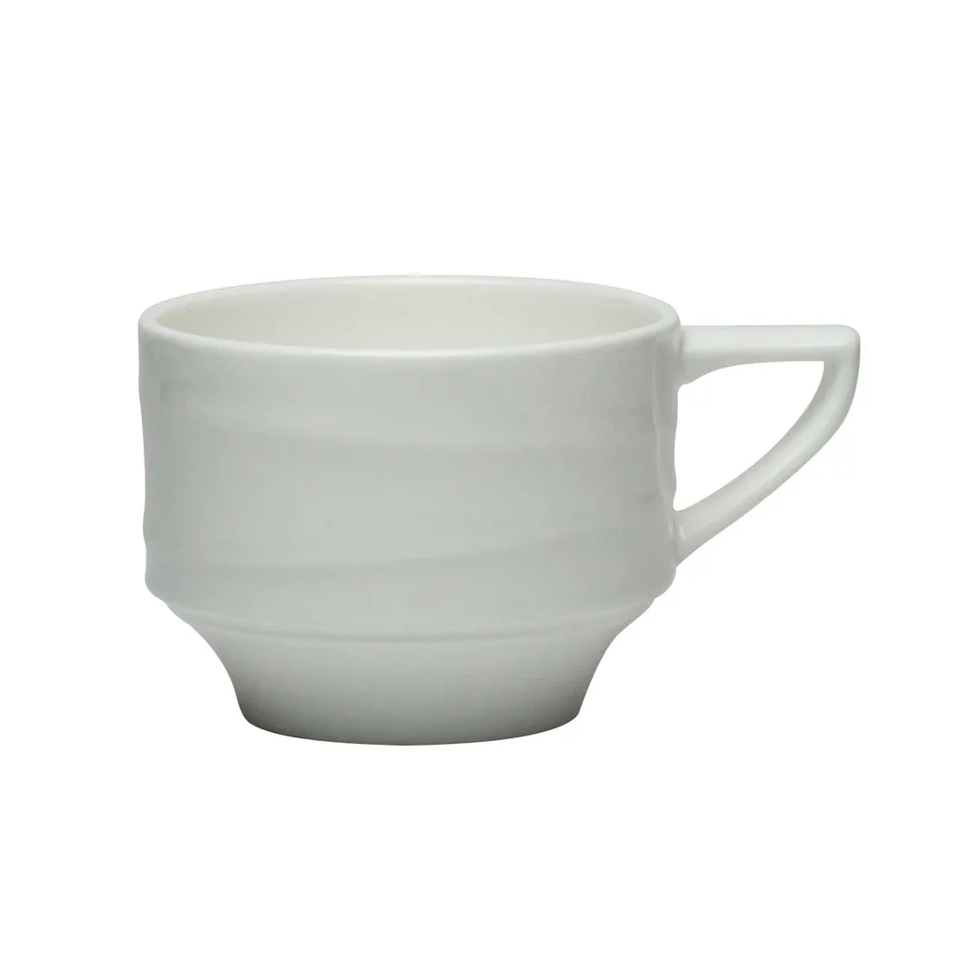 Steelite 41145ST1227 - 3.5 oz Stackable China Cup, 3.375" x 2.0" Bone China Tyfoon, - 1 Dozen
