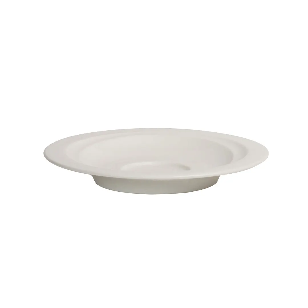 Steelite 41145ST1231 - 5.13" Round Bone China Saucer, Tyfoon Finish, 5.0"-5.49" Size - 1 Dozen