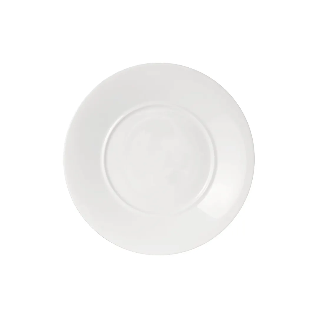 Steelite 41150ST7240 Signature Round Bone China Saucer, 7.125" x 0.75", Rene Ozorio Design - 1 Dozen