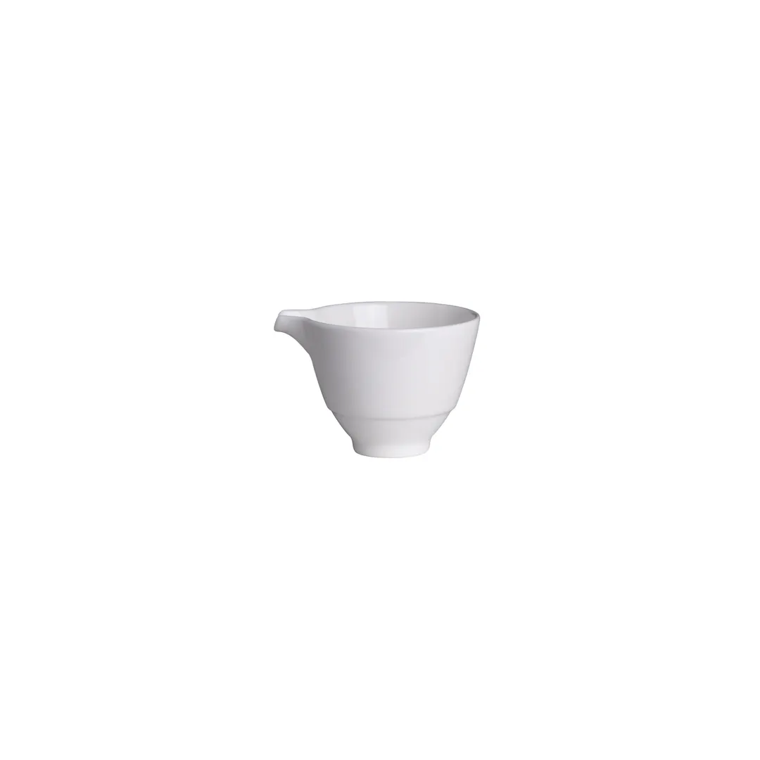 Steelite 41150ST7246 - Round Bone China Creamer Pitcher, Pourer, 3.375 Oz (3.125" x 2.25") - 1 Dozen