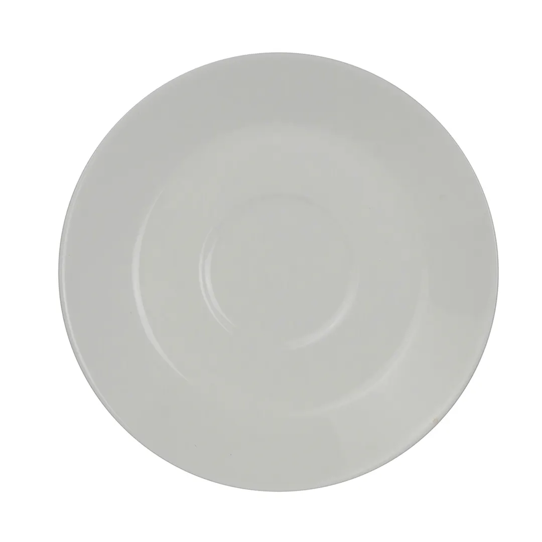 Steelite 4410RF016 Round Bone China Saucer, 5.875" Diameter, Folio Design, Dinnerware Set, - 1 Dozen
