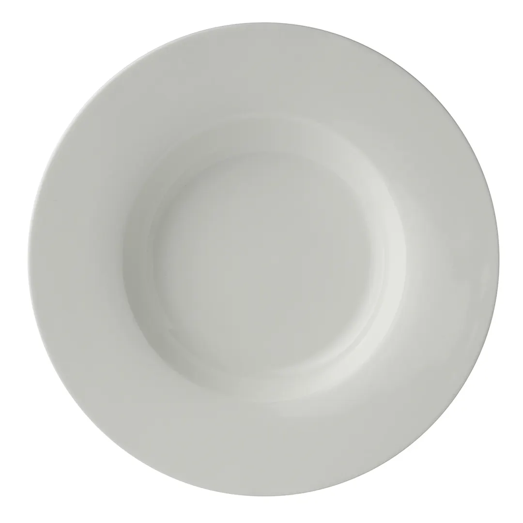 Steelite 4410RF017 – Wide Rim Pasta Bowl, 11", 16 oz, Bone China, Folio Finish – 1 Dozen