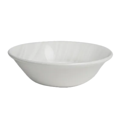 Steelite 4412RF011 - Oatmeal Bowl, 16 oz (6.5" x 2.0"), Round Ruche Folio Bone China - 36/Case