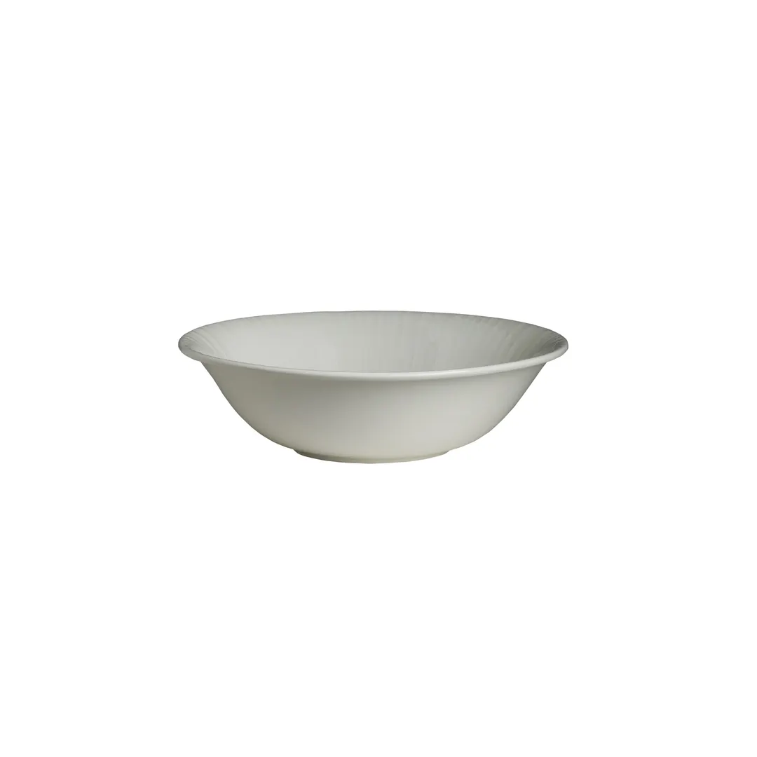 Steelite 4422RF011 - Oatmeal Bowl, 6" x 2" Round, 16 Oz Capacity, Lucia Folio Bone China - 1 Dozen