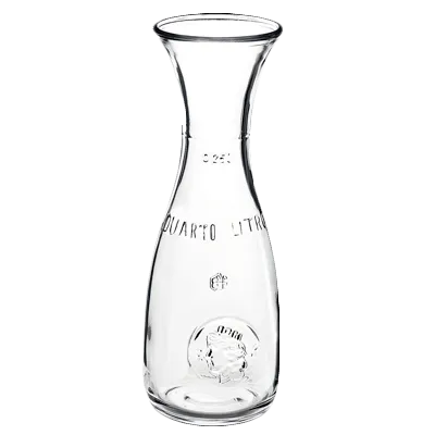 Steelite 4929Q201 Decanter Carafe, 20 oz (13‑23 oz range), 3.25" x 9.25" Glass, 1 Dozen