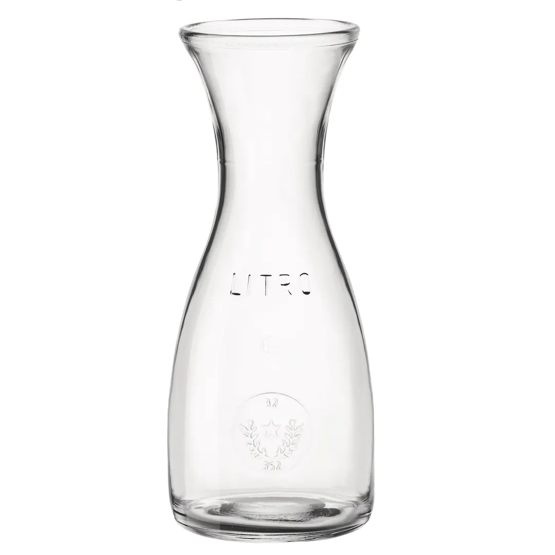 Steelite 4929Q202 Decanter Carafe, 1.25 Qt (35‑59 oz) Glass, 4.25" x 10.25" Size, Sold Per 6/Case