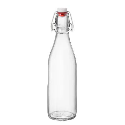 Steelite 4952Q819 Swing Top Bottle, 17 Oz, 3" x 10.625", Non‑Tempered Soda Lime, 1 Dozen