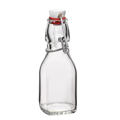 Steelite 4953Q810 Swing Top Bottle, 5.0 oz (2.5" × 5.75") Non‑Tempered Glass Rocco, 20/Case