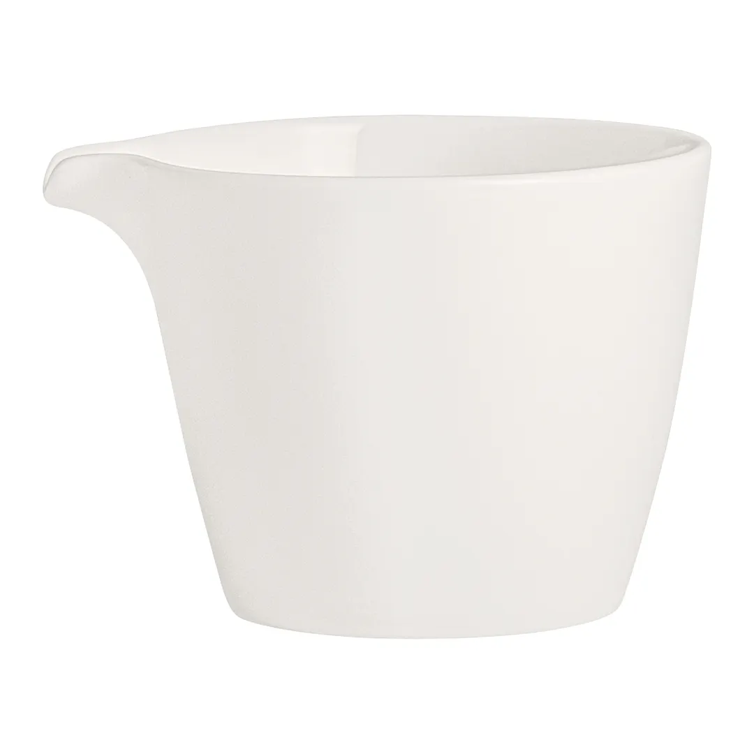 Steelite 51109ST3226 - 9-Oz White China Creamer Pitcher, Safe, 4.0" x 3.5" x 2.875", - 1 Dozen