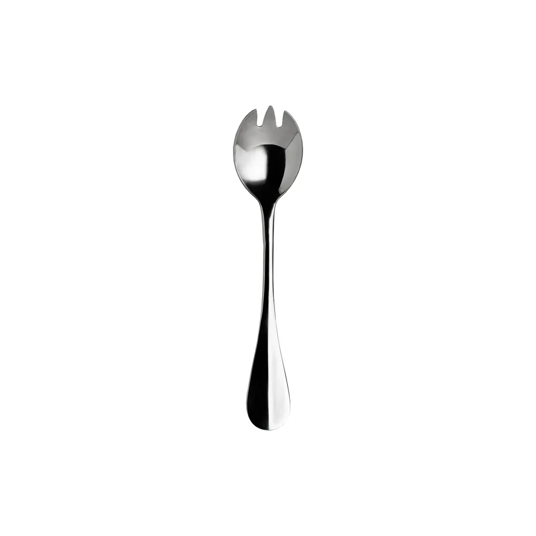 Steelite 5300S022 Salad Fork, 7" Baguette, 18/10 Stainless Steel, White Nickel Finish - 1 Dozen