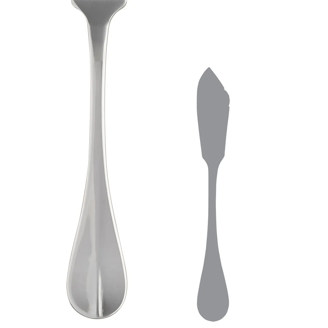 Steelite 5300S049 Fish Knife - 7-3/4" Blade, 13/0 Stainless Steel, WNK Finish, Sold Per Dozen