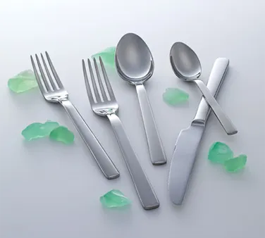 Steelite 5301S004 - 8" Tablespoon, 18/10 Stainless Steel, WNK Finish, Chatsworth Design - 1 Dozen