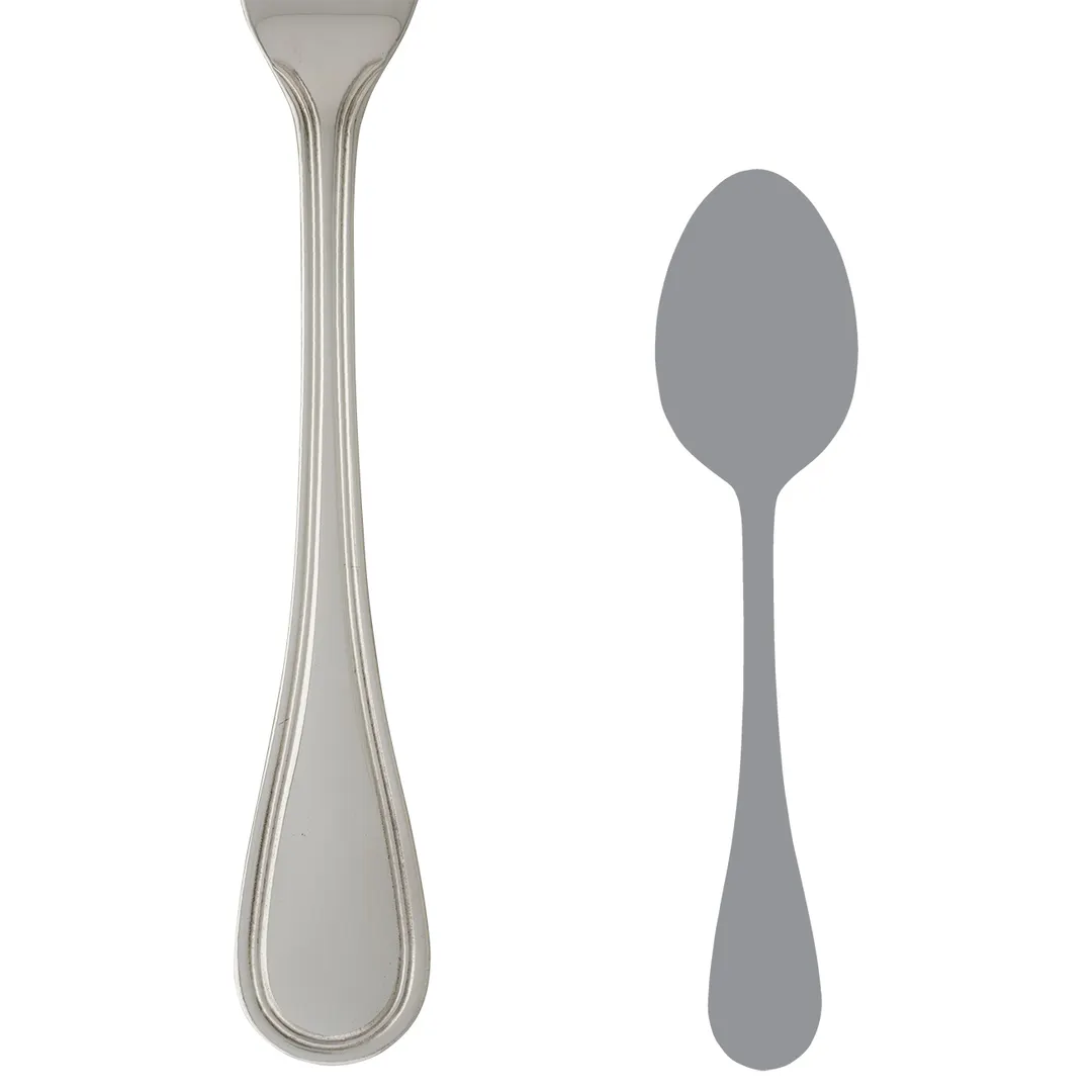 Steelite 5302S004 - 8-1/4" Table Spoon, 18/10 Stainless Steel, WNK Finish, 7"-8" Length - 1 Dozen