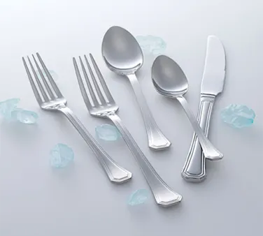 Steelite 5303S024 - Oyster Fork, 6" Length, 18/10 Stainless Steel, WNK Deluxe Finish - 1 Dozen