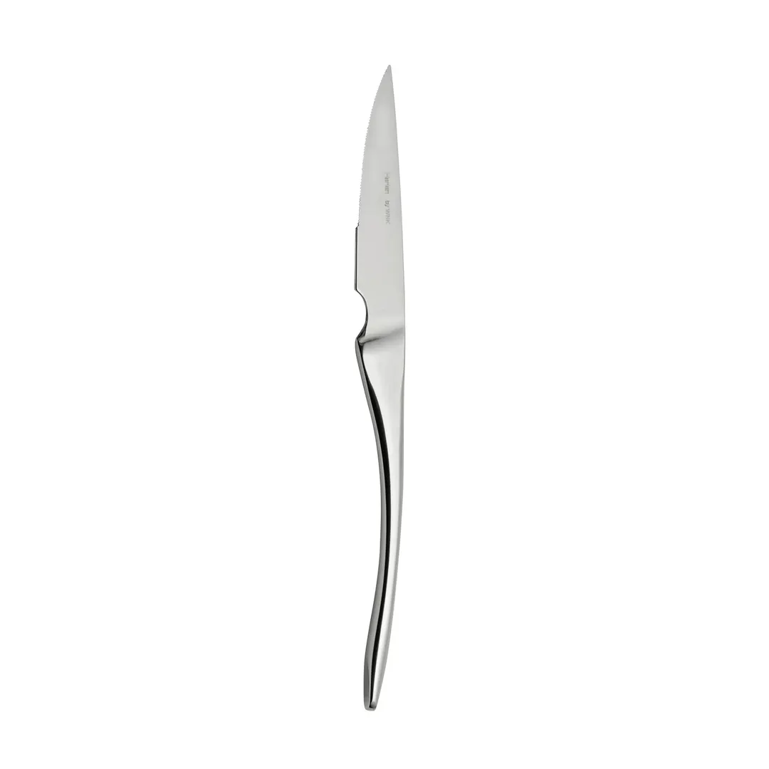 Steelite 5306S057 Steak Knife - 9-1/4" Forged Blade 13/0 Stainless Steel Solid Handle 8-9" - 1 Dozen