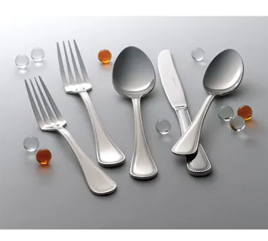 Steelite 5311S004 Table Spoon – 7-7/8" Length, 18/10 Stainless Steel, Pearl Finish - 1 Dozen