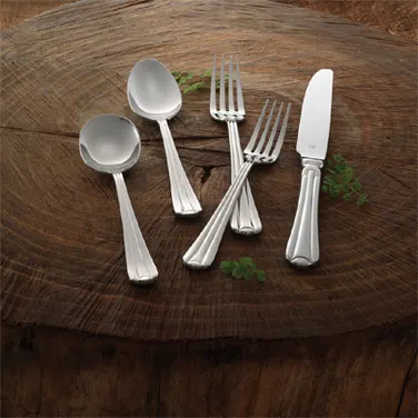 Steelite 5340Z045 Butter Knife, 7-Inch 13/0 Stainless Steel, Monza Folio Flatware Design - 1 Dozen