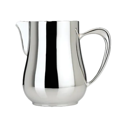 Steelite 5351S231 Metal Pitcher - 2.25 Qt 18/10 Steel, 8.5" x 5.0" x 7.5" Eminence Finish, Handle