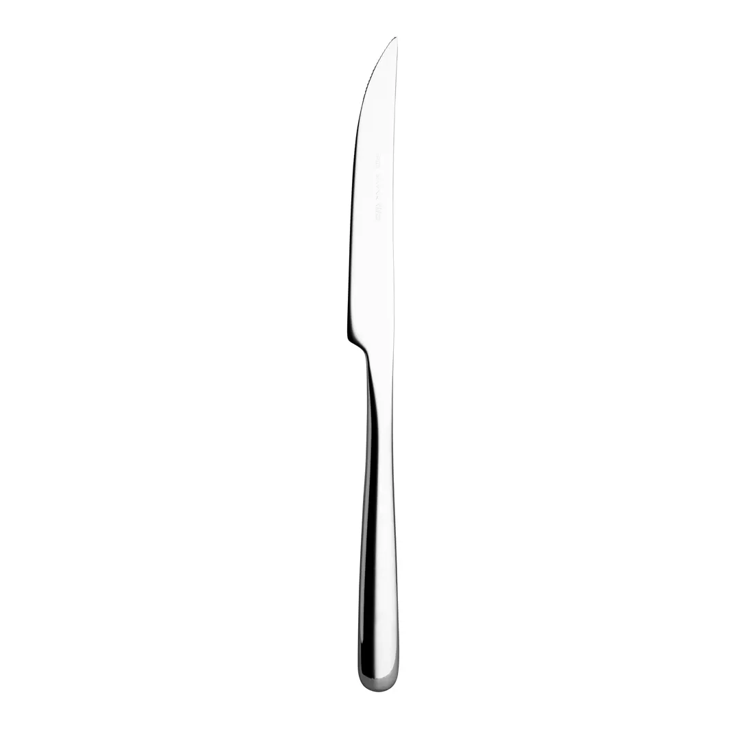 Steelite 5358S057 Forged Steak Knife, 9-1/2" 13/0 Stainless Steel, One-Piece Handle, 8-9", - 1 Dozen