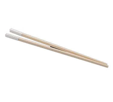 Steelite 5360S371 - Ivory Chopstick Set 9-7/8" Length, Silver-Plated Tip, Table Accessory - 1 Dozen