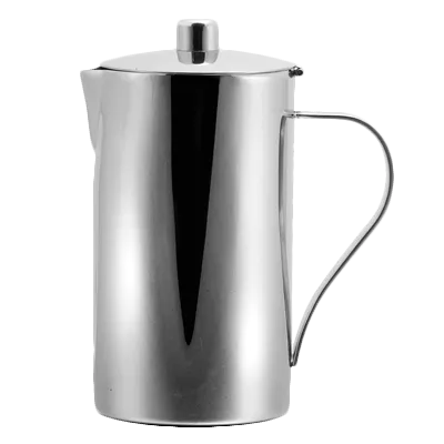 Steelite 5368S520 2.25qt Coffee Pot, 7.5" x 4.625" x 9.25", 18/10 Stainless Steel Lid, Kent Design