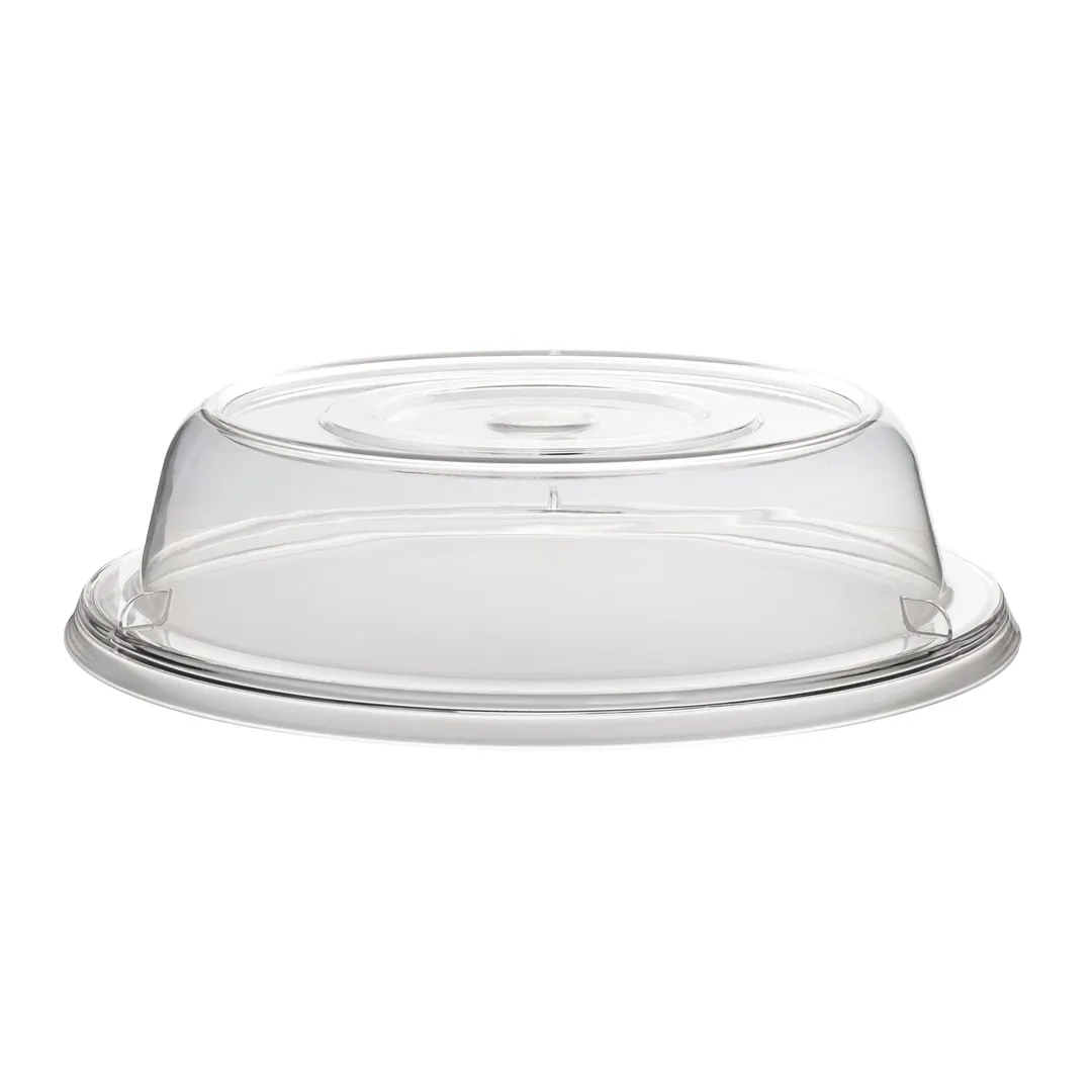 Steelite 5379PC902 Plate Cover, 10.5" x 2.75" Round Polycarbonate Cloche, Clear Plastic - 1 Dozen