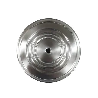 Steelite 5379S784 - 11.25" Round Folio Plate Cover, Stainless Steel, 10-11" Size - 1 Dozen