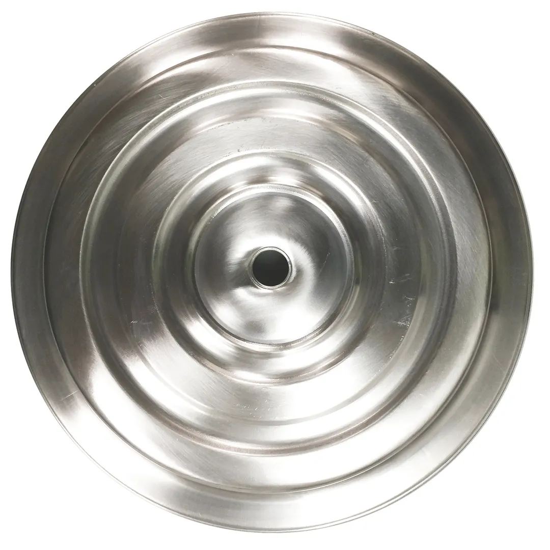 Steelite 5379S789 Plate Cover, 12" Round Folio Cloche, Stainless Steel Metal Finish - 1 Dozen