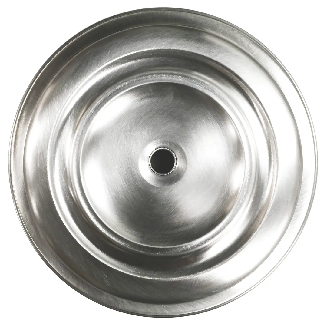 Steelite 5379S790 Plate Cover, 9" Round Folio Cloche, Stainless Steel Metal, 9" Diameter - 1 Dozen