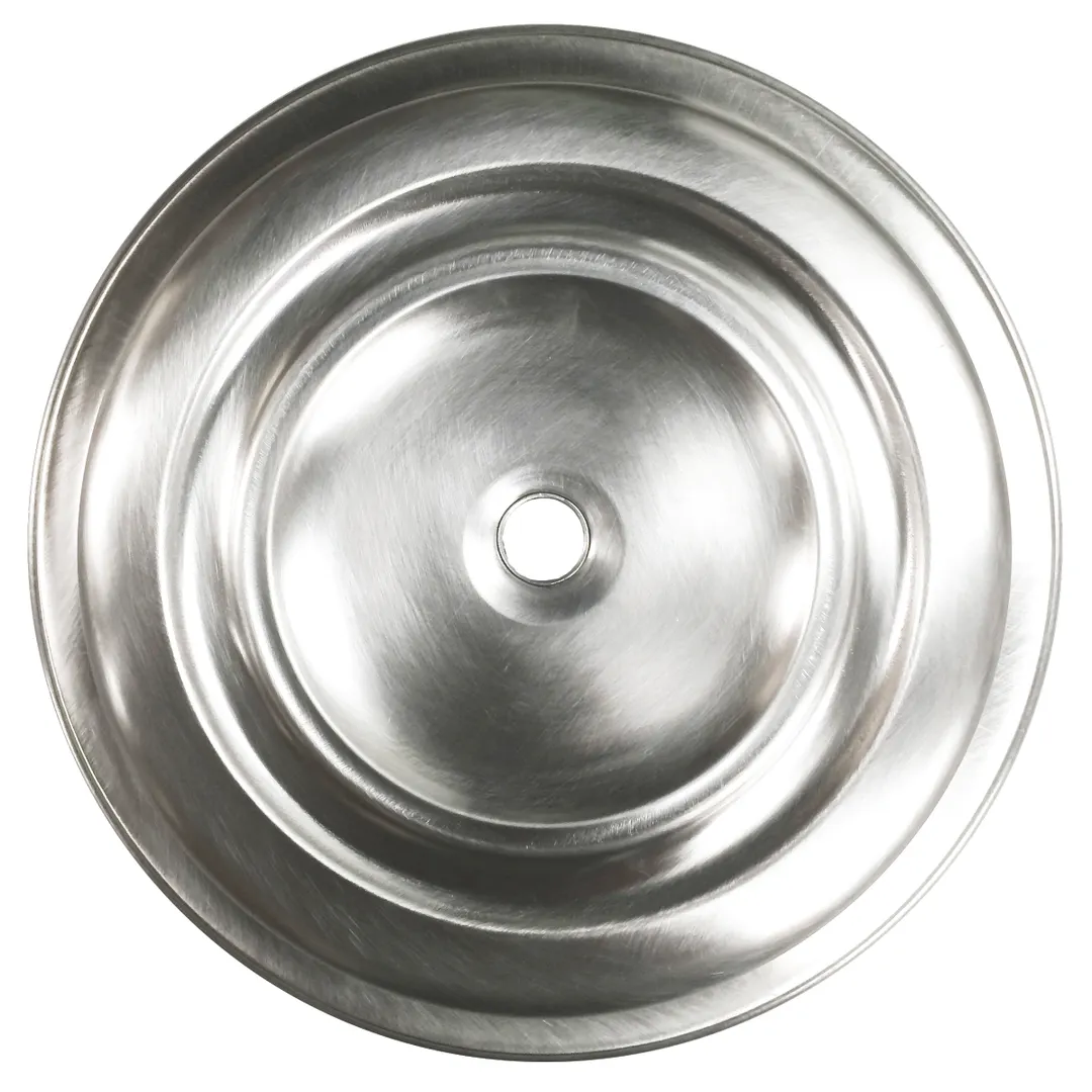 Steelite 5379S791 Plate Cover 10.25" Round Folio, Stainless Steel Metal - 1 Dozen