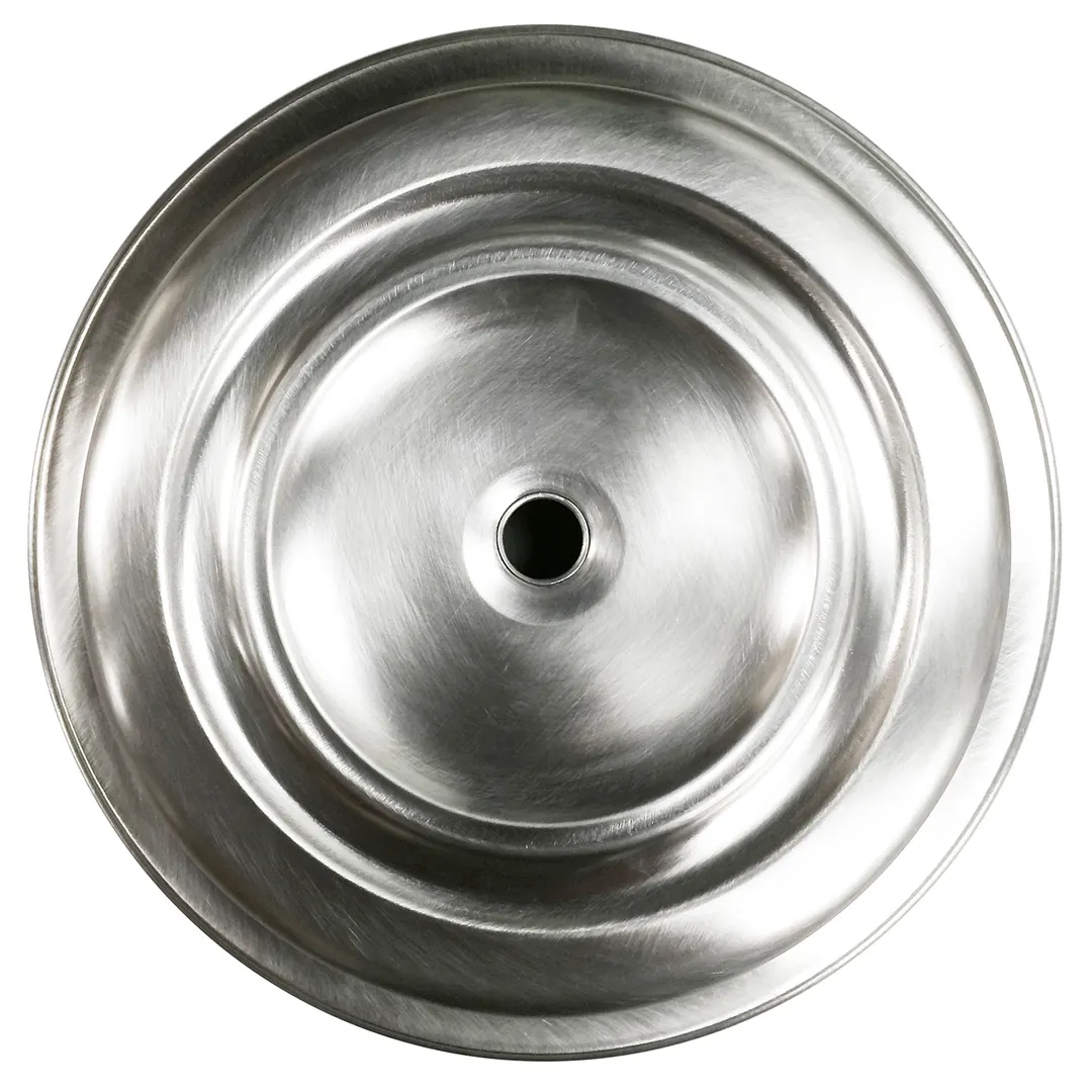 Steelite 5379S795 Plate Cover 10.625" Round Stainless Steel, Metal Finish - 1 Dozen
