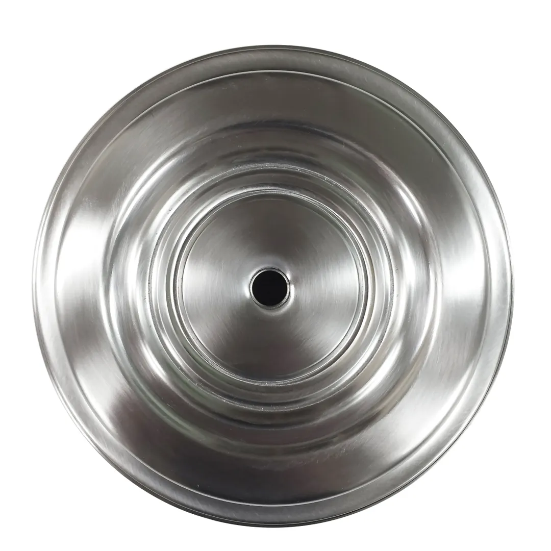 Steelite 5379S804 Plate Cover – 11" Round Folio, Stainless Steel Metal, 10"‑11" Diameter – 1 Dozen
