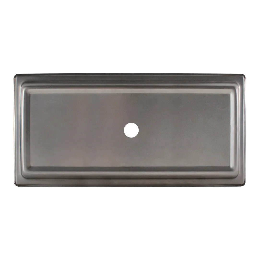 Steelite 5379S810 Plate Cover – Rectangular Cloche, 14.5" x 6.75", Stainless Steel - 1 Dozen