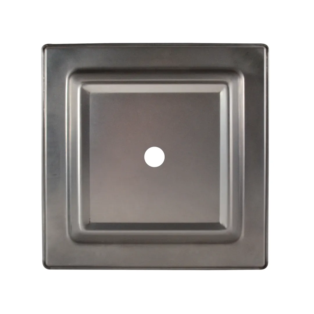 Steelite 5379S812 Plate Cover – Square Folio, 10" Size, Stainless Steel - 1 Dozen