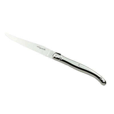 Steelite 5390S077 - Forged 9" Steak Knife, 13/0 Stainless Blade, Steel Handle, 8-9" Length - 6/Pack