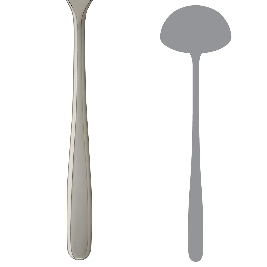Steelite 5501J063 - 11" Soup Ladle, Stainless Steel, La Tavola Chill Out Finish, 1 Dozen