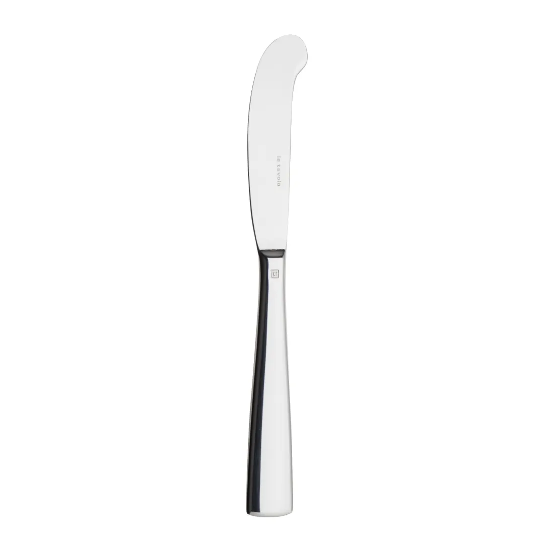 Steelite 5502J045 Butter Knife, 7-1/4" Handle, 13/0 Stainless Steel, La Tavola Lounge - 1 Dozen