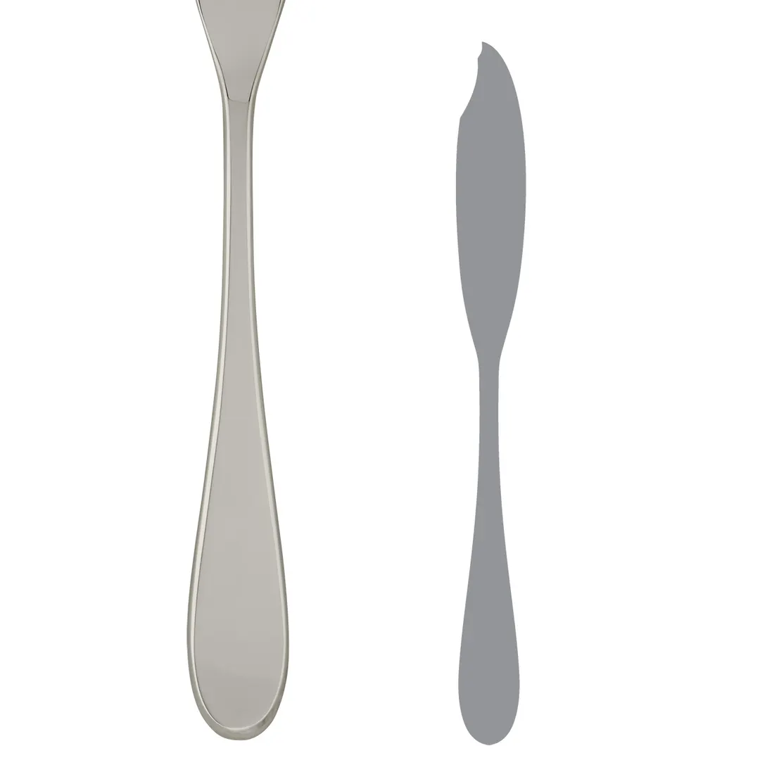 Steelite 5505J049 Fish Knife, 9-1/4" Blade, 13/0 Stainless Steel, La Tavola Premiere, - 1 Dozen