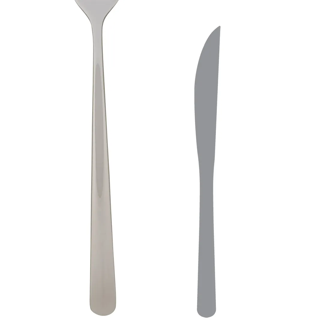Steelite 5507J056 - Forged 9" Steak Knife, Stainless Steel Handle, 13/0 Blade, 8‑9" - 1 Dozen