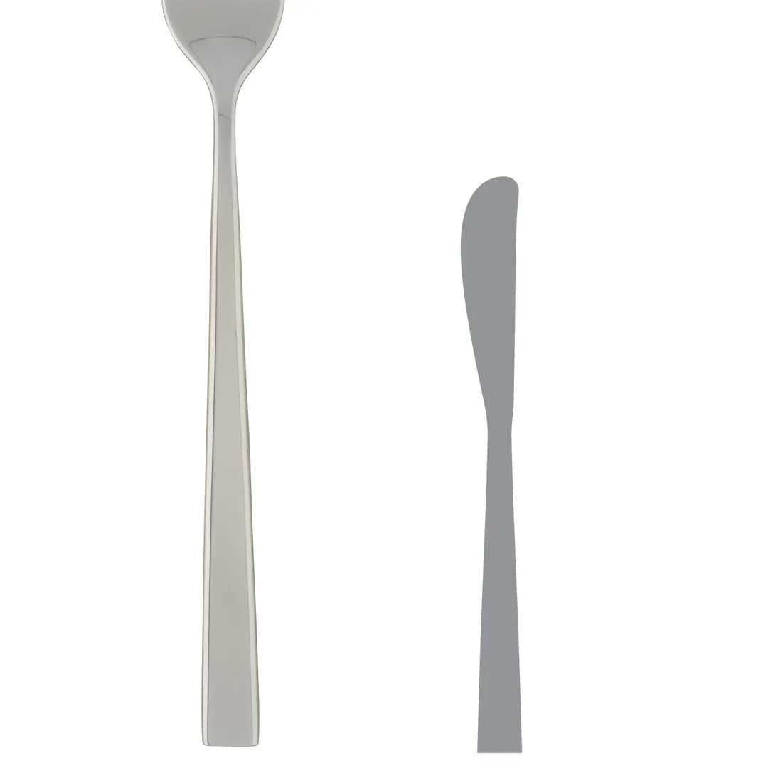 Steelite 5514J045 Butter Knife, 7-1/2", 13/0 Stainless Steel, La Tavola Finish - 1 Dozen