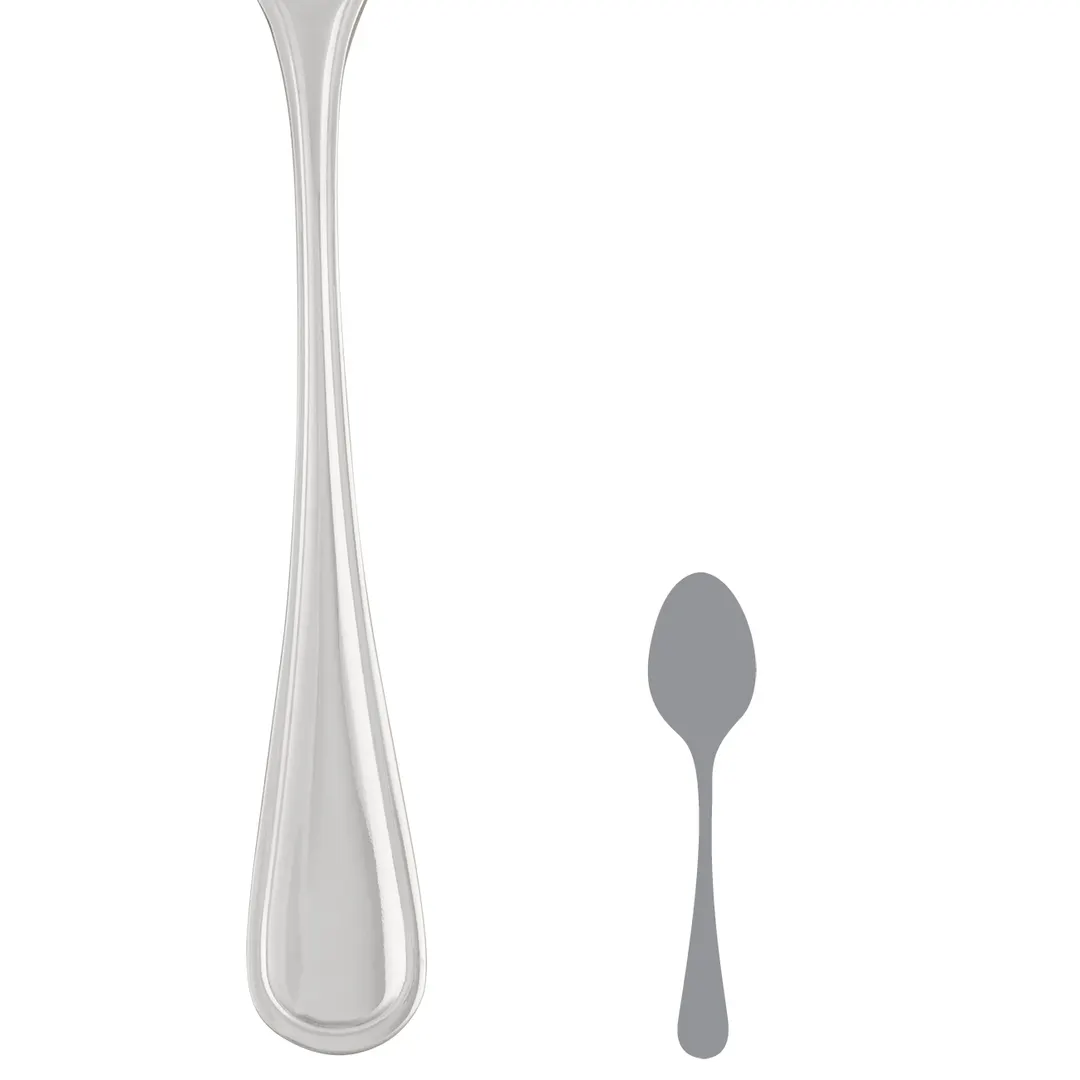 Steelite 5700SX005 Demitasse Spoon, 4-1/2" 18/10 Stainless Steel, Folio Flatware Montecito - 1 Dozen