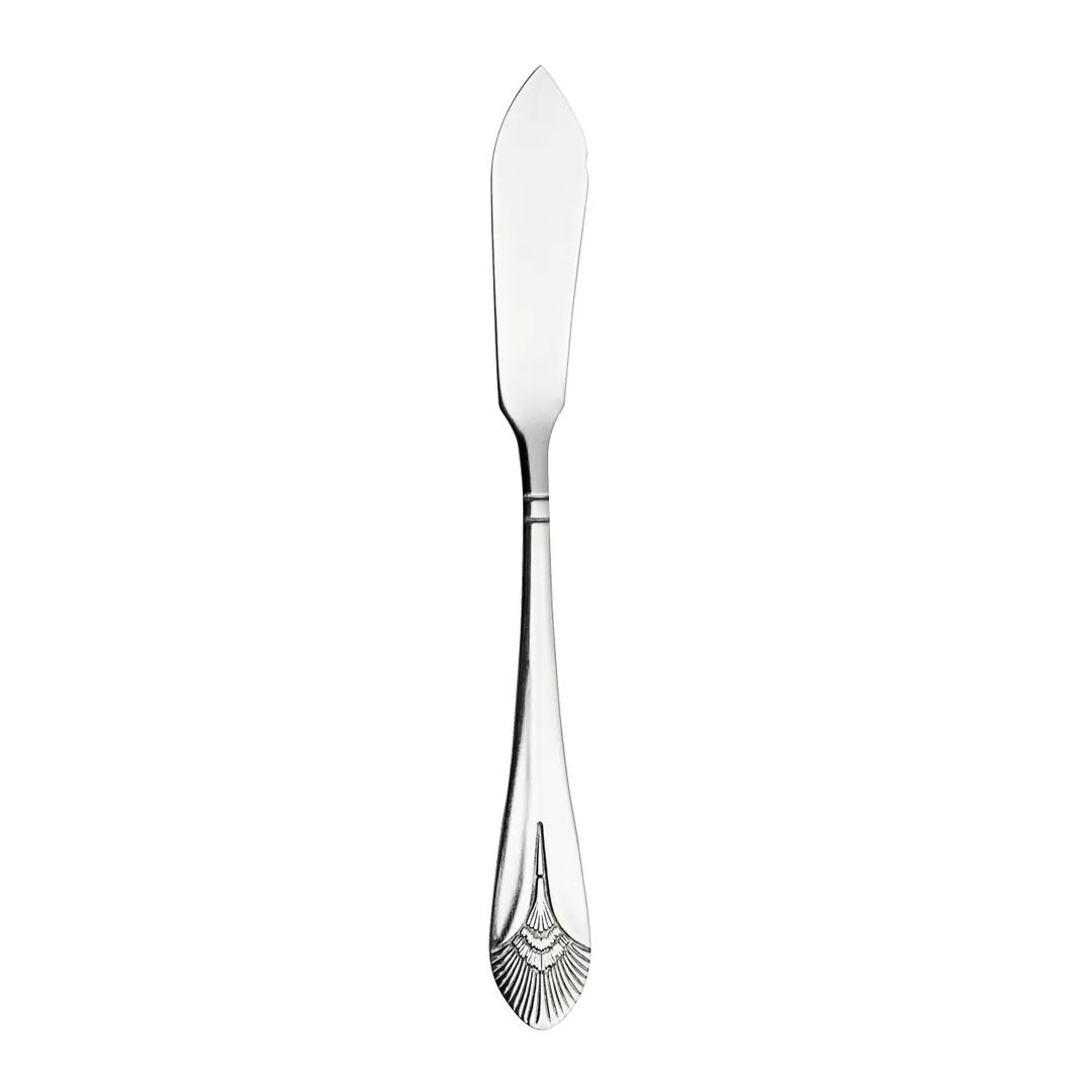 Steelite 5715SX045 - 6.875" Butter Spreader, 13/0 Stainless Steel, 5-6" Length - 1 Dozen