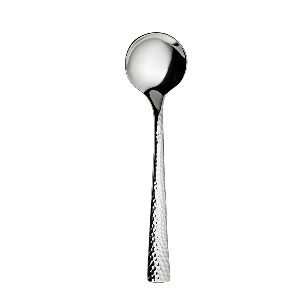 Steelite 5716SX002 - 6.5" Soup Bouillon Spoon, 18/0 Stainless Steel, 5"-6" Length - 1 Dozen