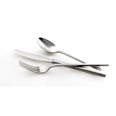 Steelite 5717SX002 Soup Bouillon Spoon - 6-1/2" Length, 18/0 Stainless Steel, Lissome - 1 Dozen