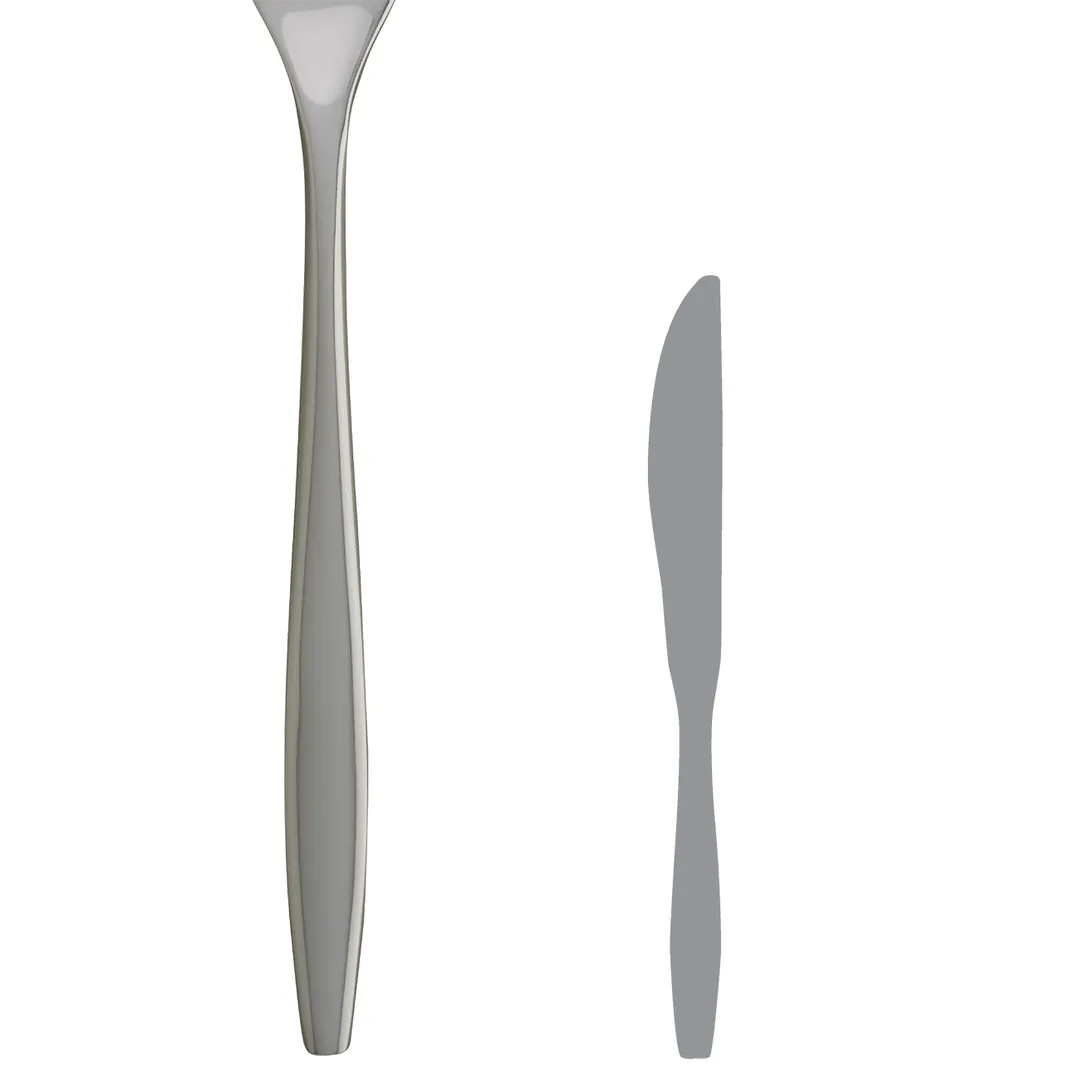 Steelite 5718SX045 Butter Knife, 7-1/4" Stainless Steel 13/0, Varick Avina Design - 1 Dozen