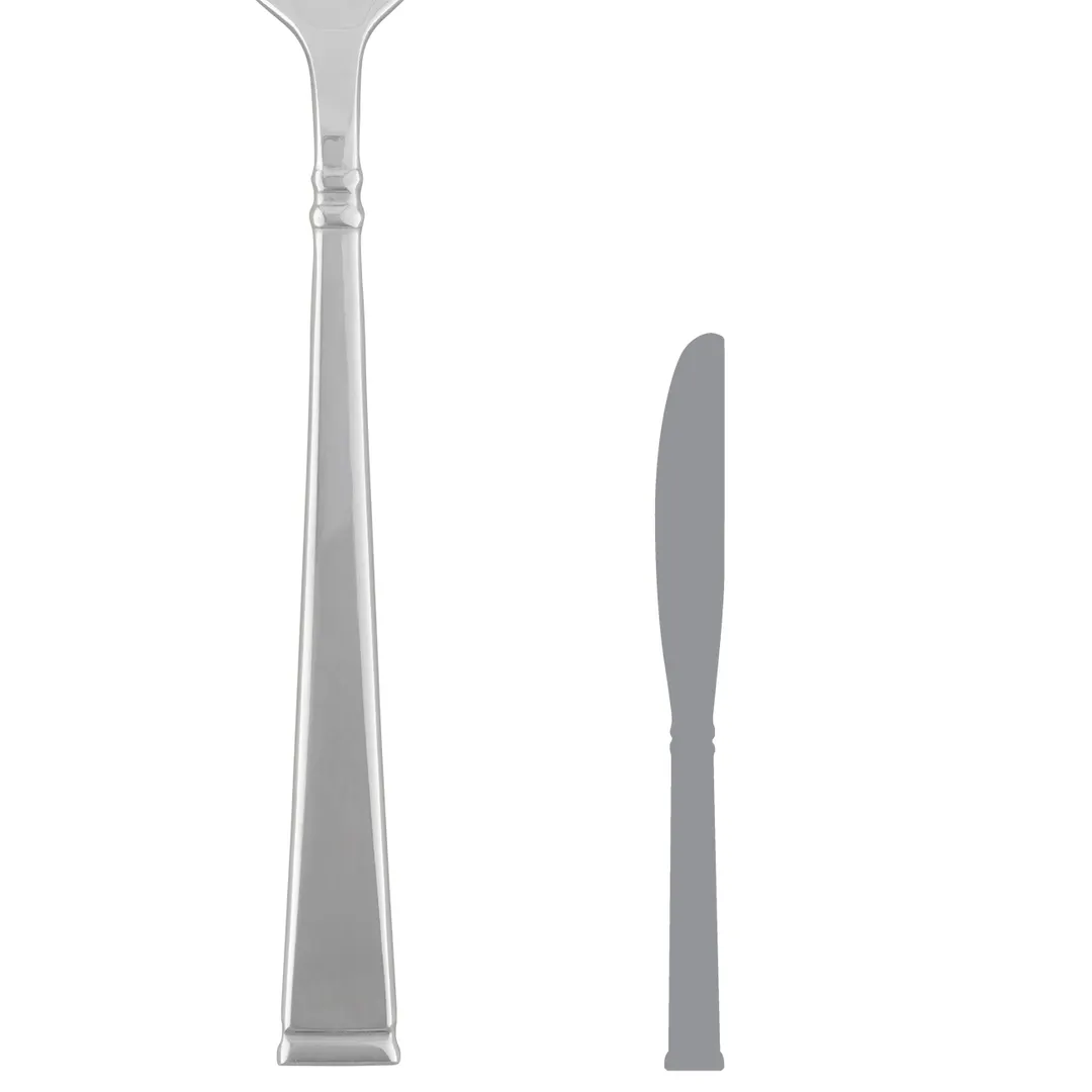 Steelite 5726SX045 Butter Knife – 6-3/4" 13/0 Stainless Steel, 5-6" Length – 1 Dozen