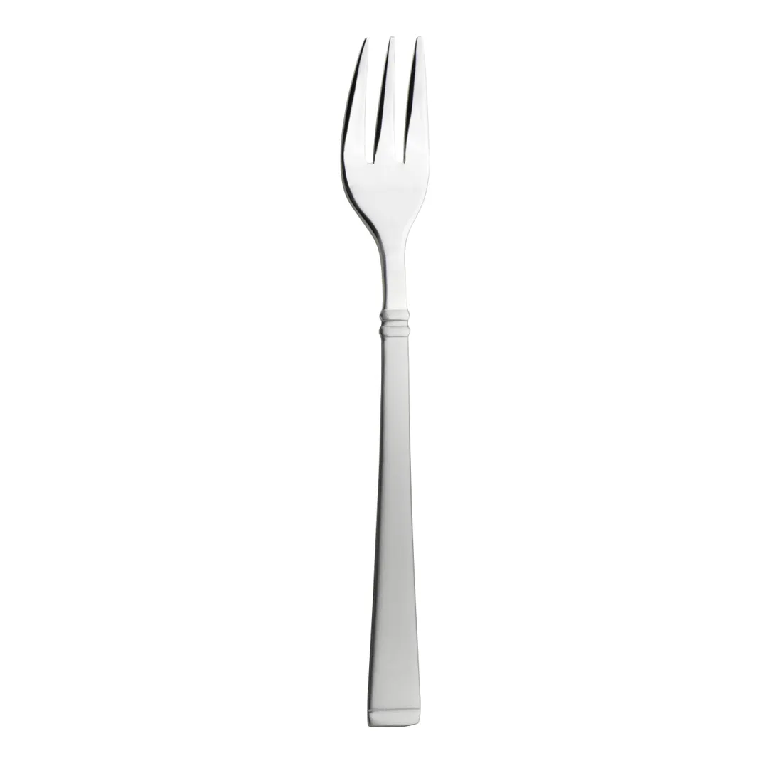 Steelite 5730SX025 Cocktail Oyster Fork, 5-7/8" 18/10 Stainless Steel, Brushed Finish - 1 Dozen