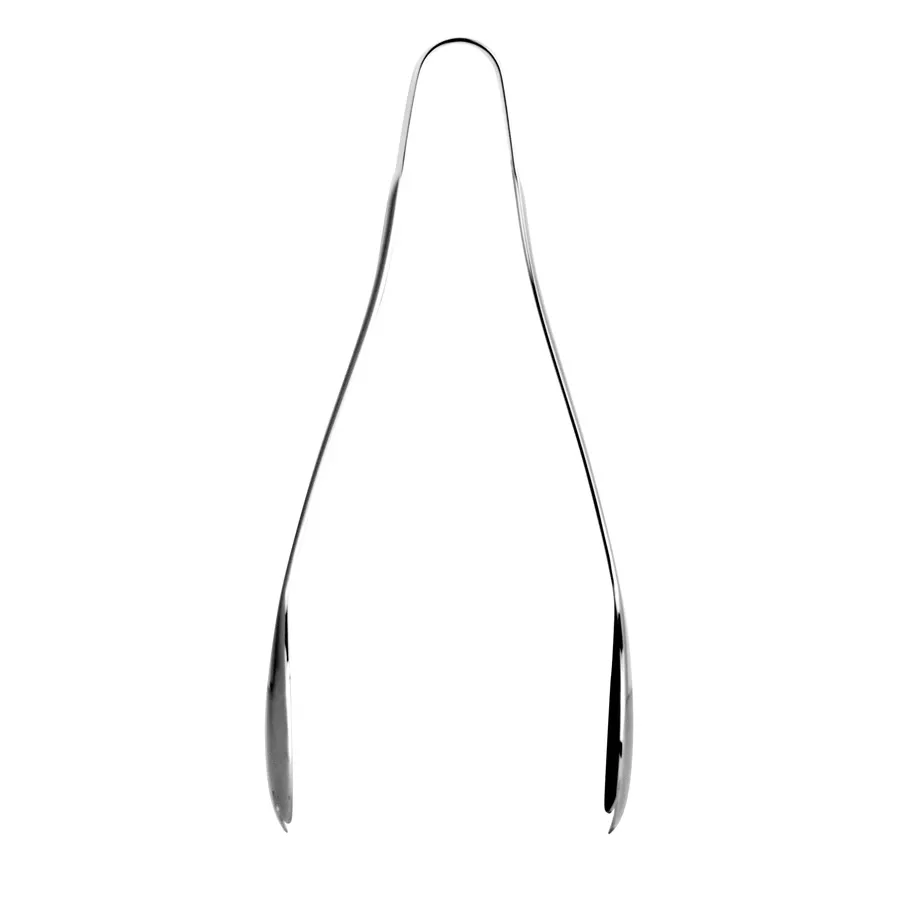Steelite 5731SX073 Serving Tongs, 10‑11" Folio Finish, 18/10 Stainless Steel, Grip for Kitchen Use