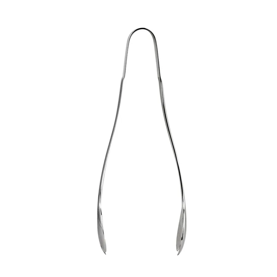 Steelite 5731SX074 Small Serving Tongs, 10-11" Length, 18/10 Stainless Steel, Bryce Folio Finish